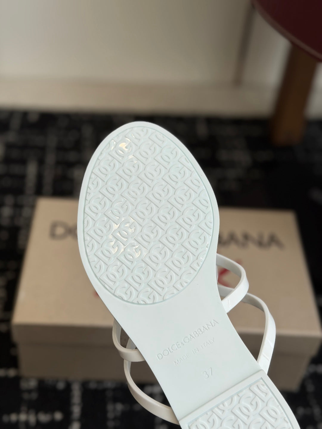 Dolce & Gabbana Jelly Thong Sandals – Spring/Summer Collection