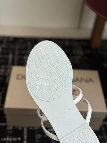 Dolce & Gabbana Jelly Thong Sandals – Spring/Summer Collection