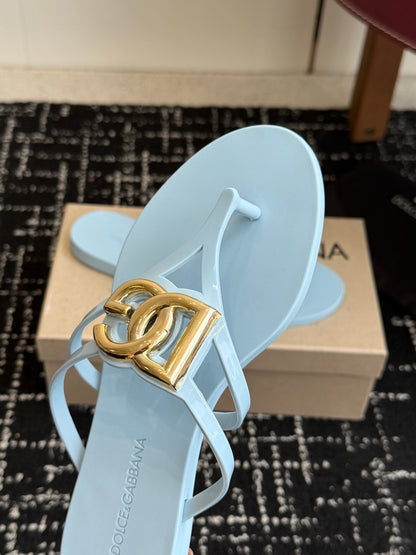 Dolce & Gabbana Jelly Thong Sandals – Spring/Summer Collection