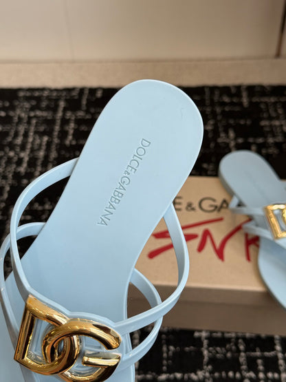 Dolce & Gabbana Jelly Thong Sandals – Spring/Summer Collection