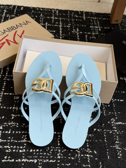 Dolce & Gabbana Jelly Thong Sandals – Spring/Summer Collection