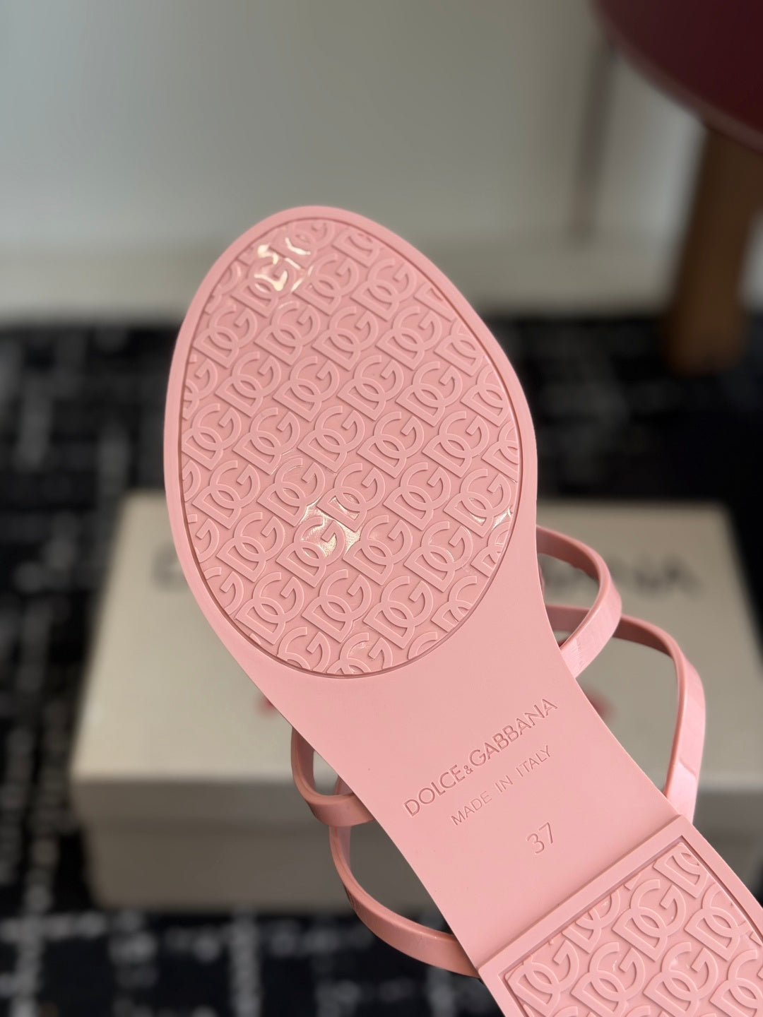 Dolce & Gabbana Jelly Thong Sandals – Spring/Summer Collection