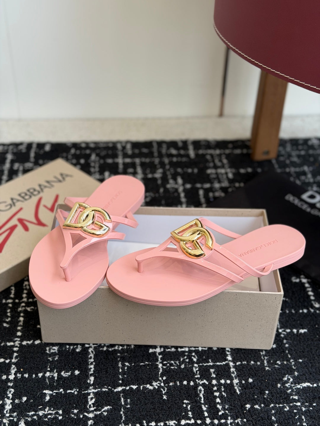 Dolce & Gabbana Jelly Thong Sandals – Spring/Summer Collection