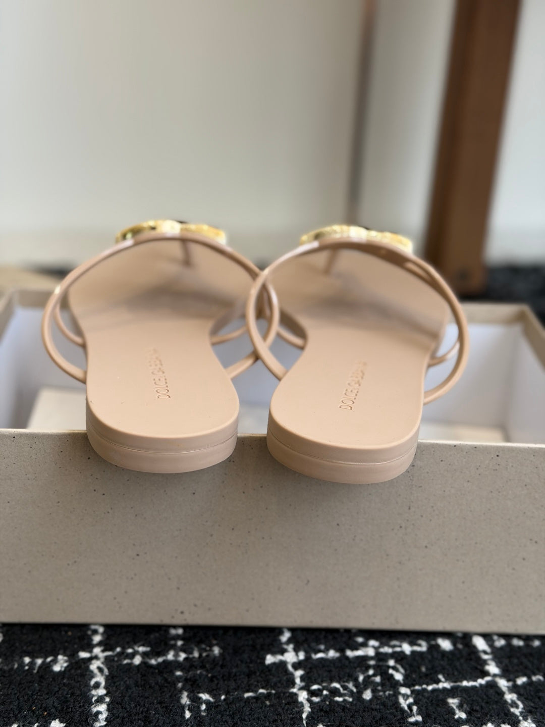 Dolce & Gabbana Jelly Thong Sandals – Spring/Summer Collection