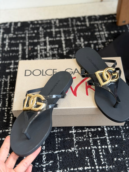 Dolce & Gabbana Jelly Thong Sandals – Spring/Summer Collection