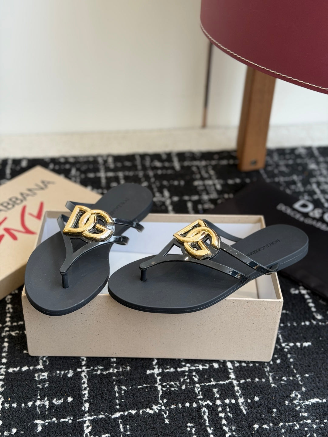 Dolce & Gabbana Jelly Thong Sandals – Spring/Summer Collection