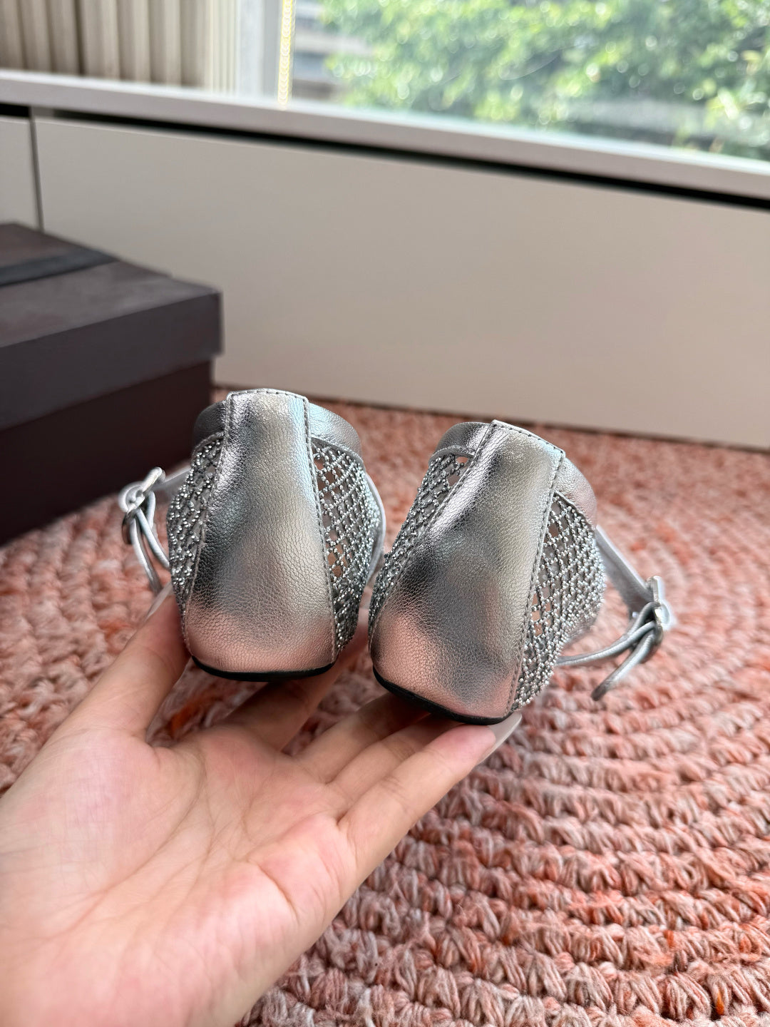 Alaïa Hidden Heel Fishnet Mules – 2026SS