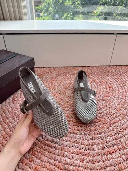 Alaïa Hidden Heel Fishnet Mules – 2026SS