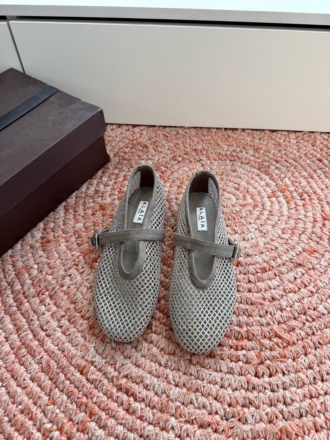 Alaïa Hidden Heel Fishnet Mules – 2026SS