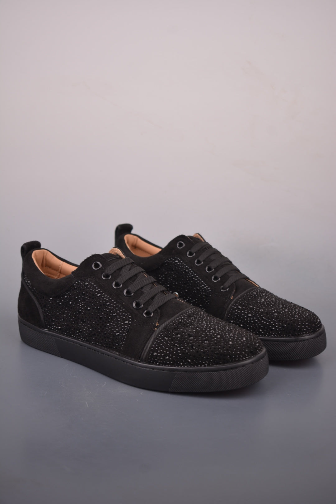Christian Louboutin Rhinestone Low-Top Sneakers
