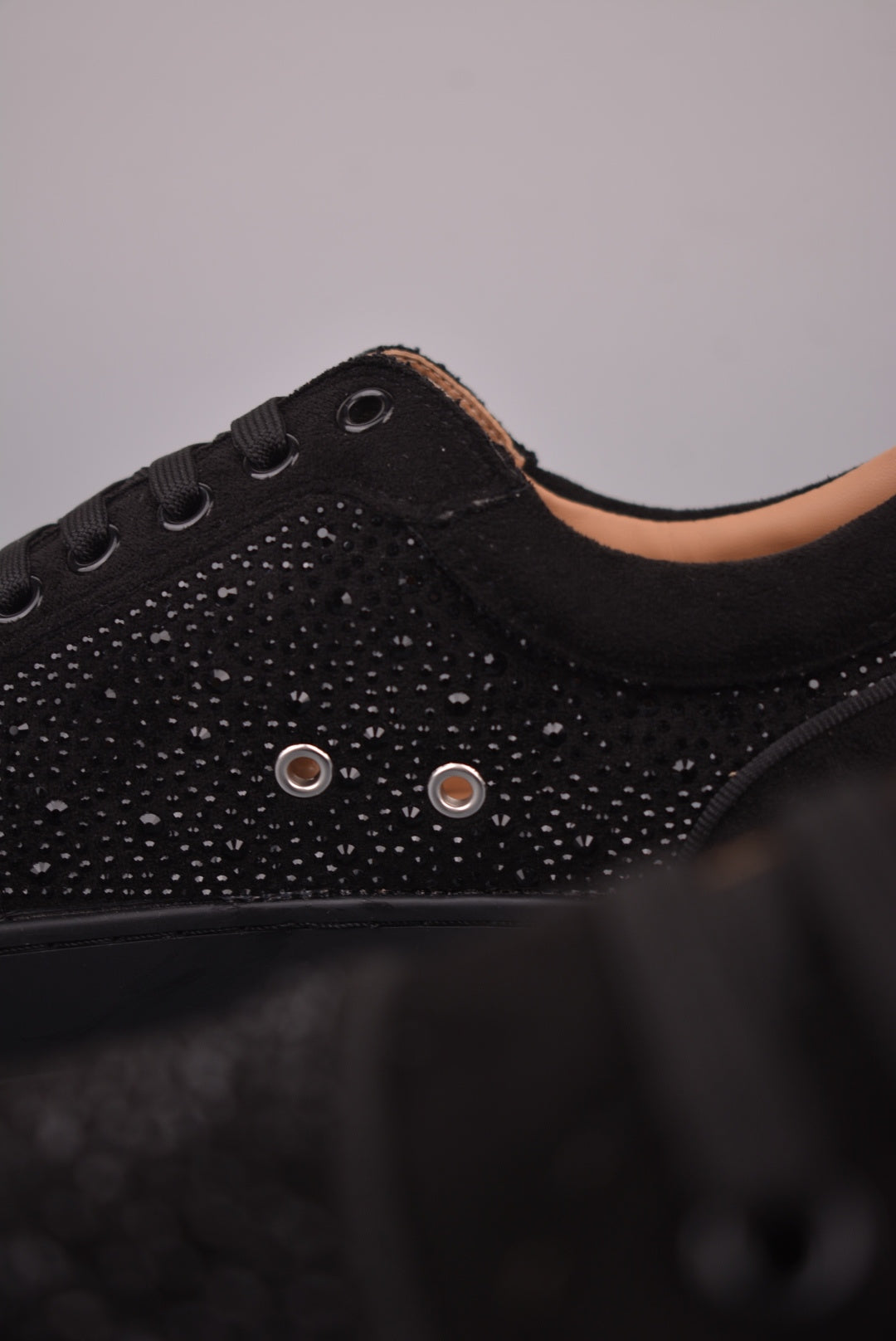 Christian Louboutin Rhinestone Low-Top Sneakers