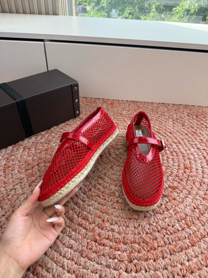 Alaïa Woven Fishnet Mules – 2026 Spring/Summer Collection
