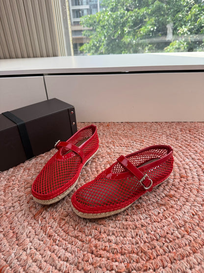 Alaïa Woven Fishnet Mules – 2026 Spring/Summer Collection
