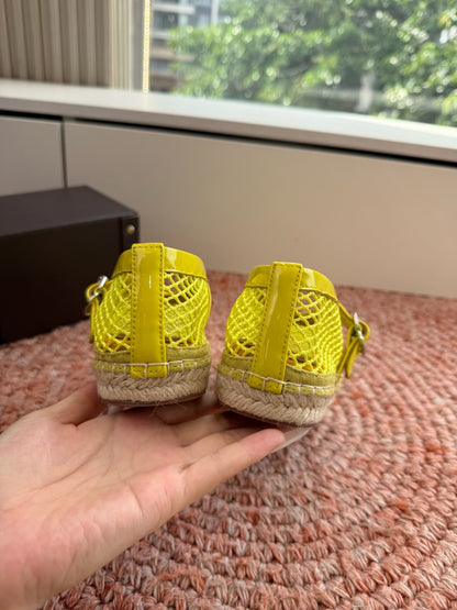 Alaïa Woven Fishnet Mules – 2026 Spring/Summer Collection