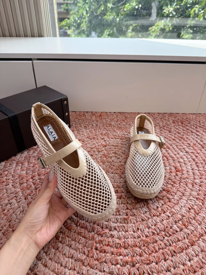 Alaïa Woven Fishnet Mules – 2026 Spring/Summer Collection