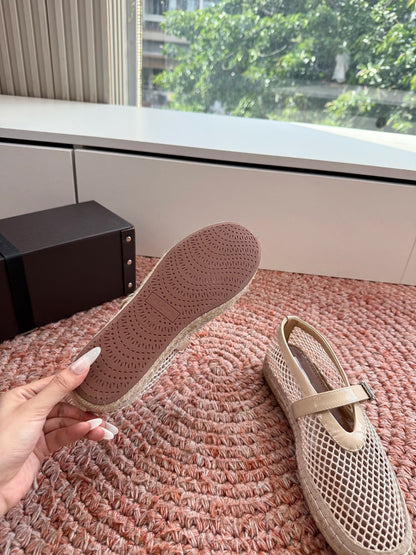 Alaïa Woven Fishnet Mules – 2026 Spring/Summer Collection