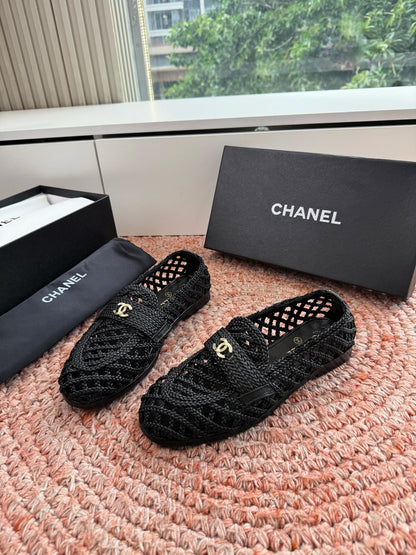 Chanel Cutout Heeled Loafers & Mules – 2026SS