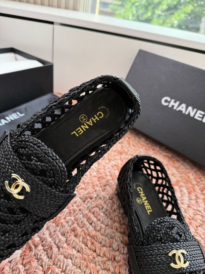 Chanel Cutout Heeled Loafers & Mules – 2026SS