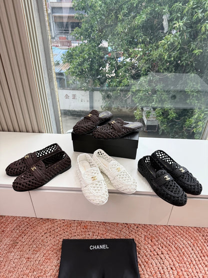 Chanel Cutout Heeled Loafers & Mules – 2026SS