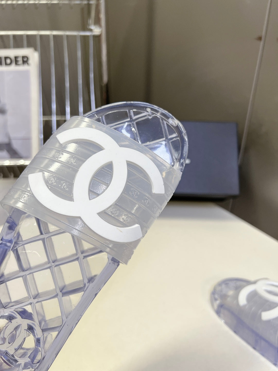 Chanel Classic PVC Jelly Slides – Spring/Summer Collection
