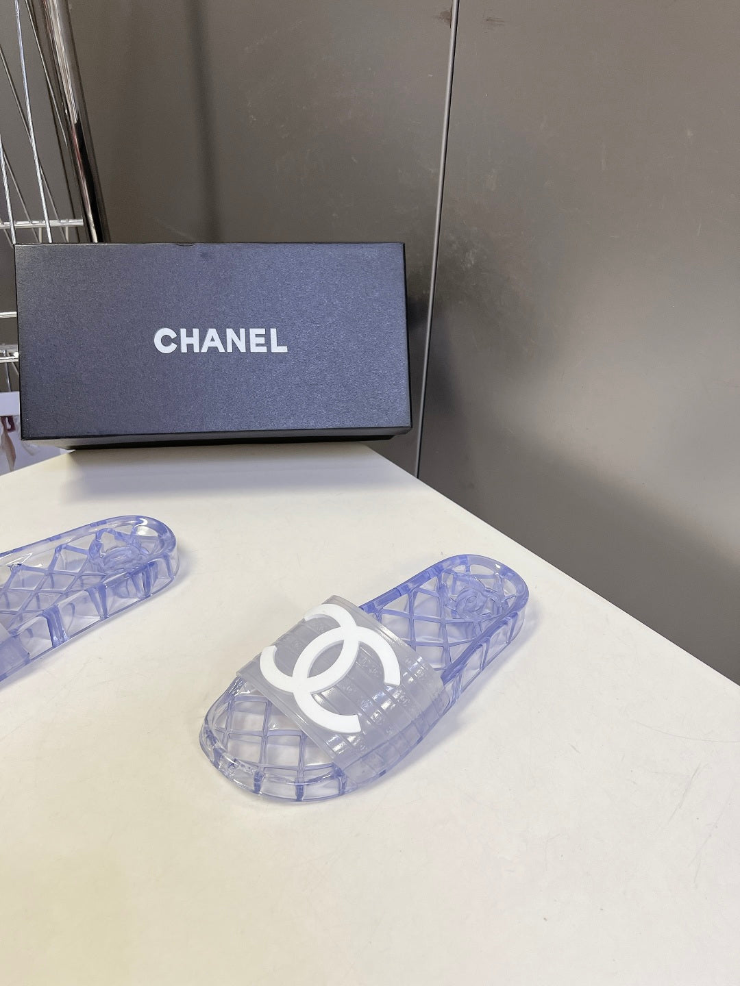 Chanel Classic PVC Jelly Slides – Spring/Summer Collection