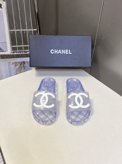 Chanel Classic PVC Jelly Slides – Spring/Summer Collection