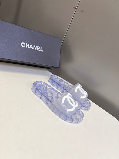Chanel Classic PVC Jelly Slides – Spring/Summer Collection