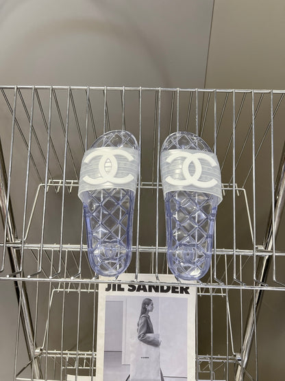 Chanel Classic PVC Jelly Slides – Spring/Summer Collection