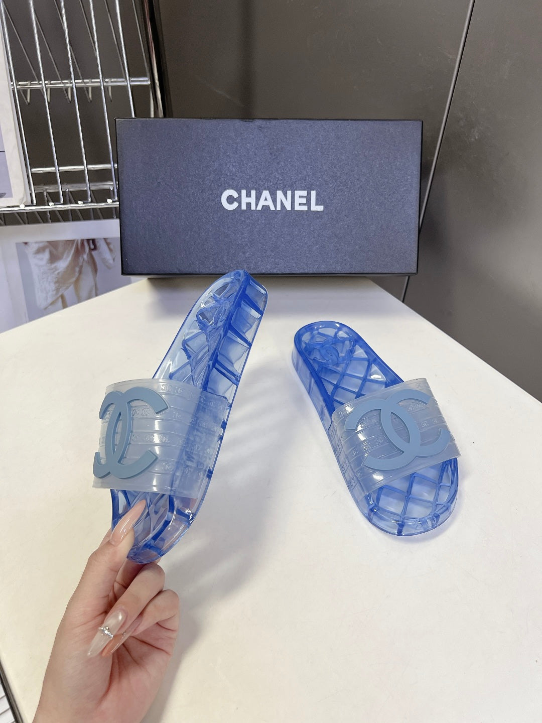 Chanel Classic PVC Jelly Slides – Spring/Summer Collection