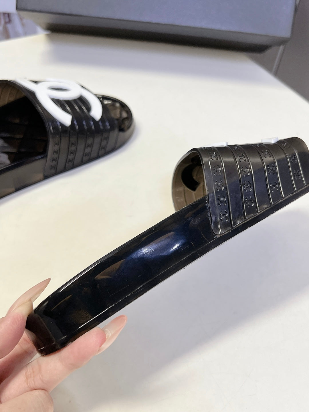 Chanel Classic PVC Jelly Slides – Spring/Summer Collection