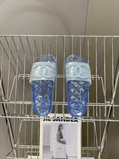 Chanel Classic PVC Jelly Slides – Spring/Summer Collection