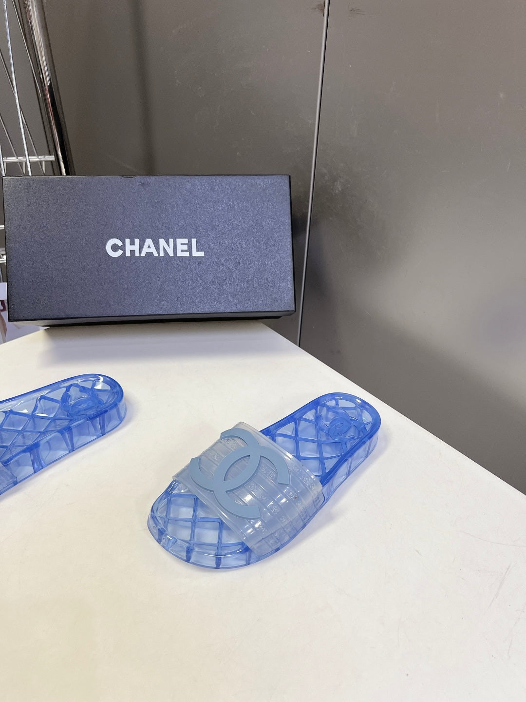 Chanel Classic PVC Jelly Slides – Spring/Summer Collection