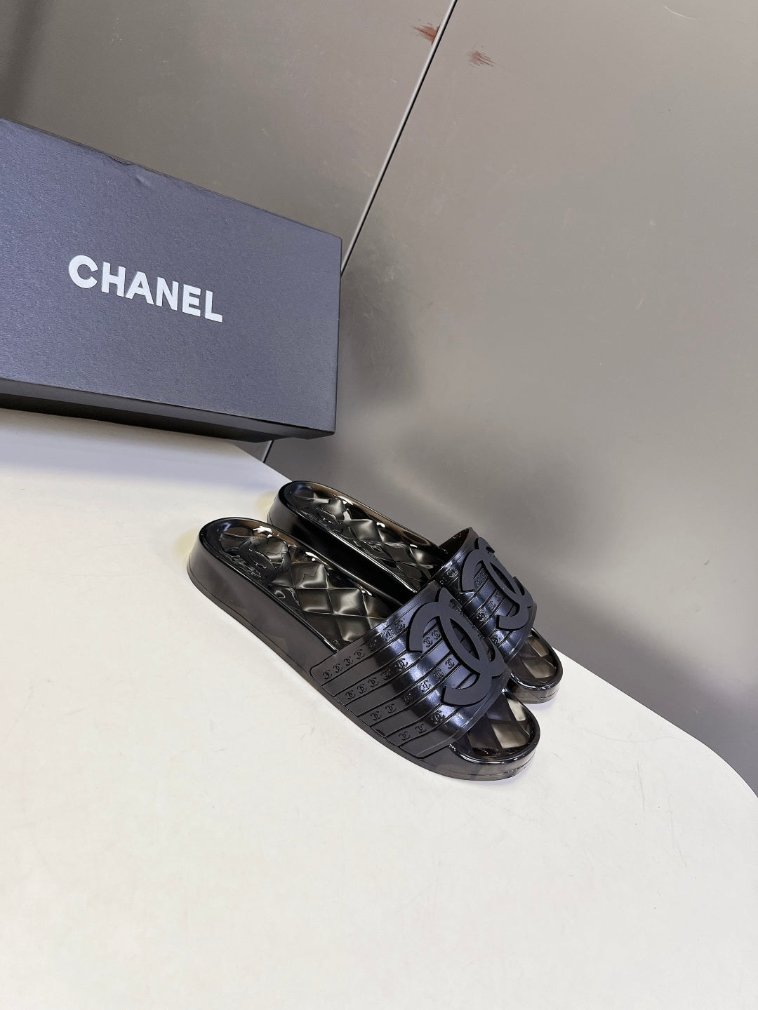 Chanel Classic PVC Jelly Slides – Spring/Summer Collection