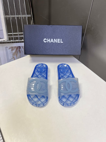 Chanel Classic PVC Jelly Slides – Spring/Summer Collection