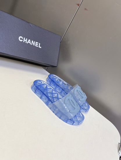 Chanel Classic PVC Jelly Slides – Spring/Summer Collection