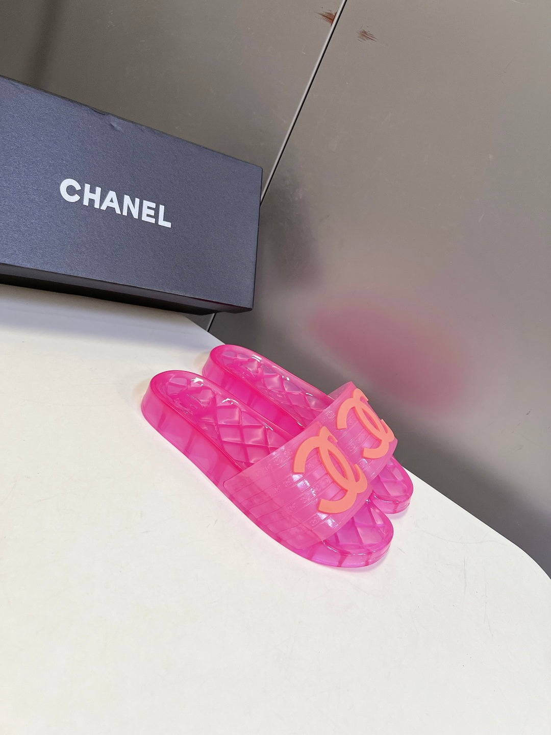 Chanel Classic PVC Jelly Slides – Spring/Summer Collection