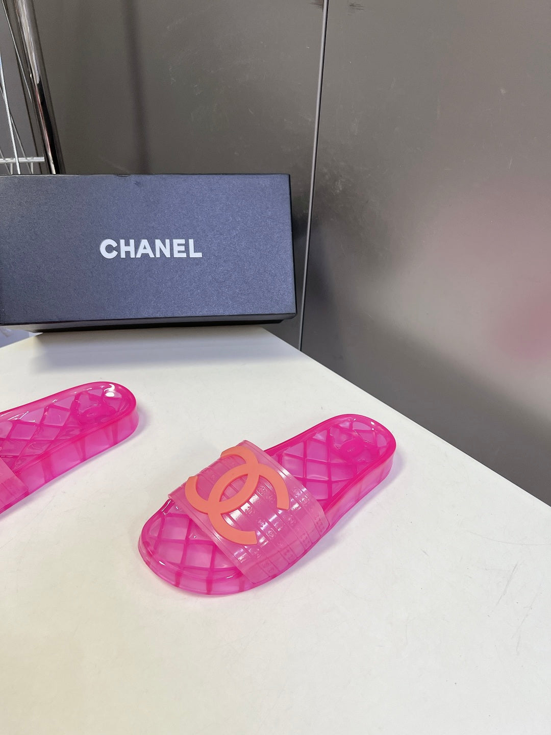 Chanel Classic PVC Jelly Slides – Spring/Summer Collection