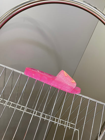 Chanel Classic PVC Jelly Slides – Spring/Summer Collection