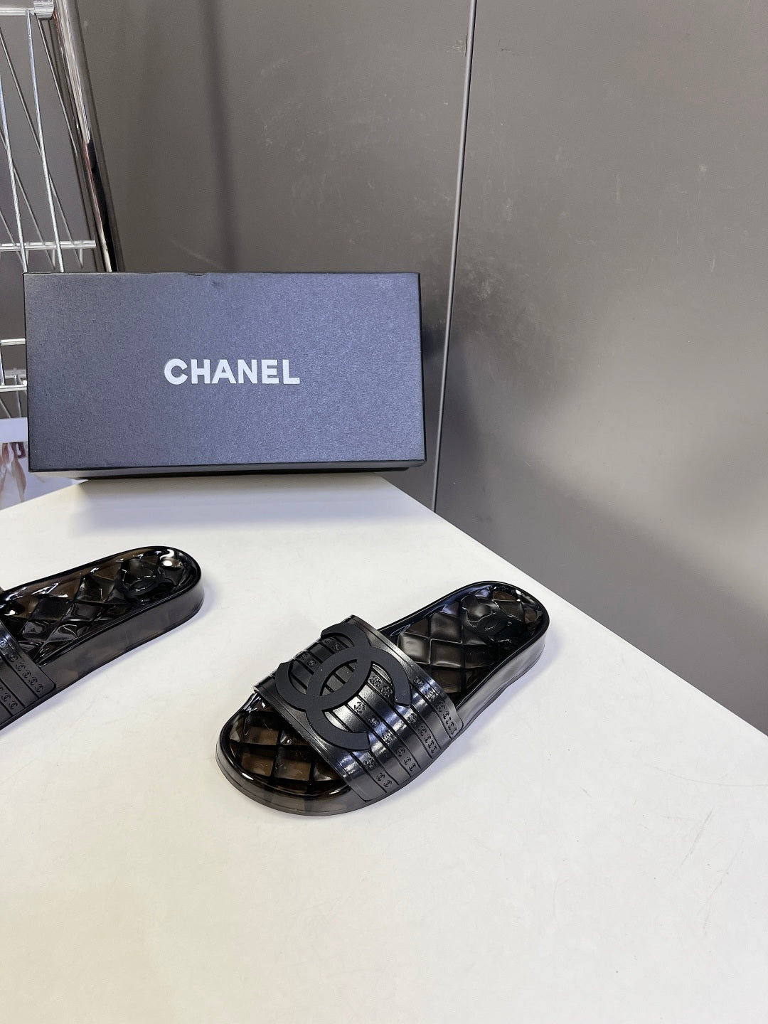 Chanel Classic PVC Jelly Slides – Spring/Summer Collection