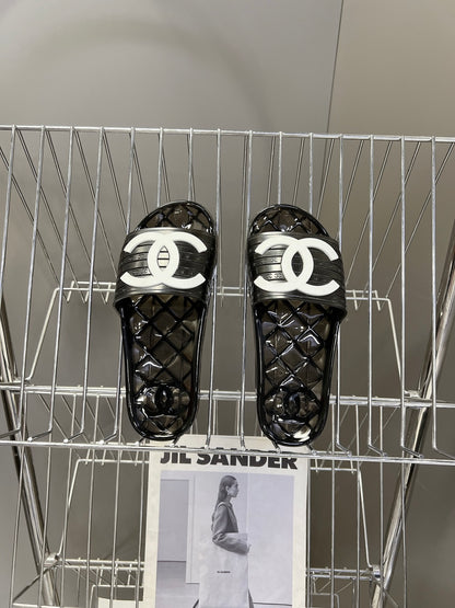 Chanel Classic PVC Jelly Slides – Spring/Summer Collection