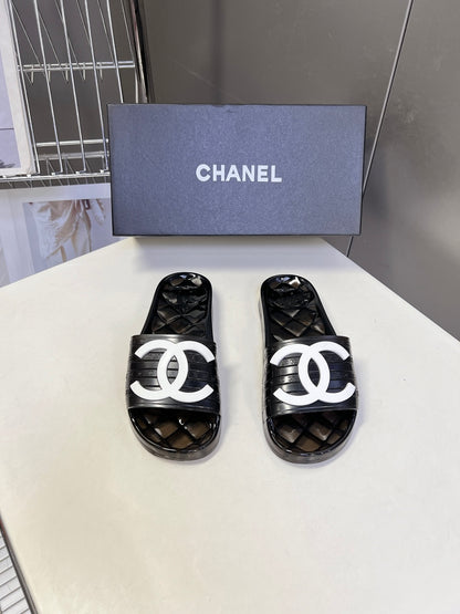 Chanel Classic PVC Jelly Slides – Spring/Summer Collection
