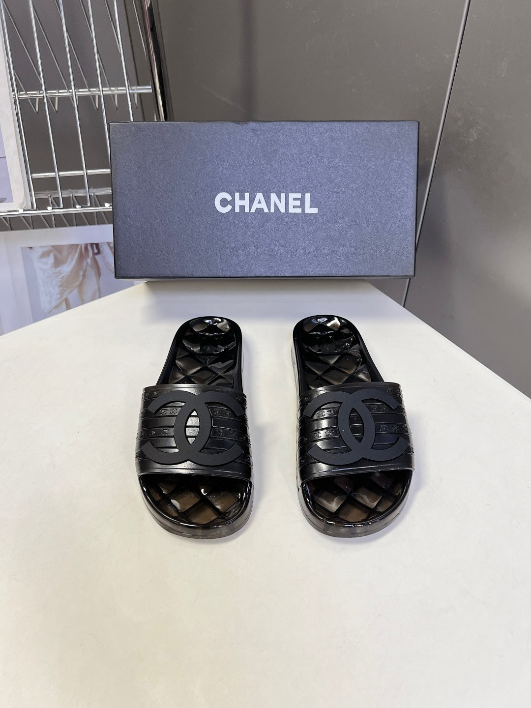 Chanel Classic PVC Jelly Slides – Spring/Summer Collection