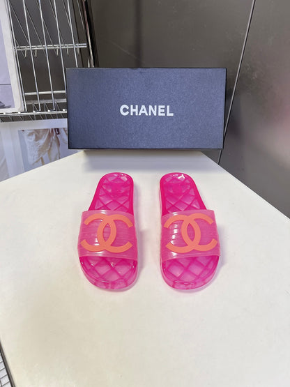 Chanel Classic PVC Jelly Slides – Spring/Summer Collection