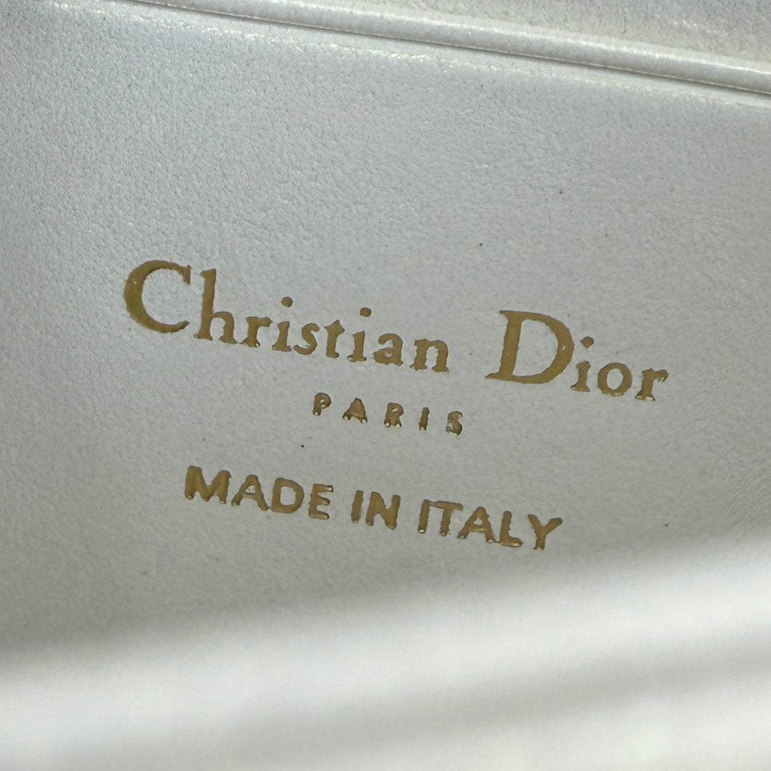 Dior Lady Dior Pearlescent Lambskin Pearl Clutch Bag