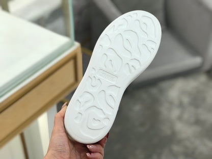 Alexander McQueen Classic Platform White Sneakers