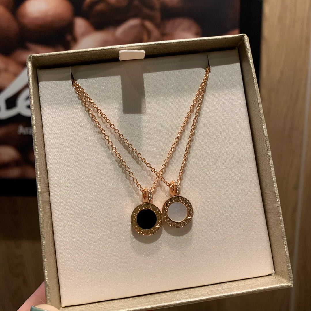 Bulgari Double-Sided Round Necklace