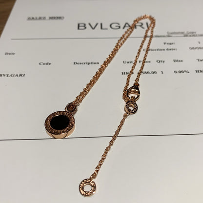 Bulgari Double-Sided Round Necklace