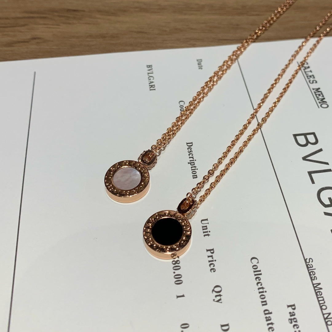Bulgari Double-Sided Round Necklace