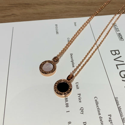 Bulgari Double-Sided Round Necklace