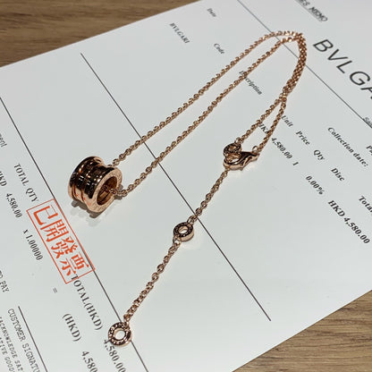 Bulgari Rose Gold Spring Necklace